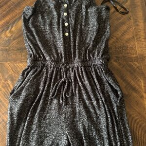 Old Navy Gray Jumpsuit with Relaxed Fit